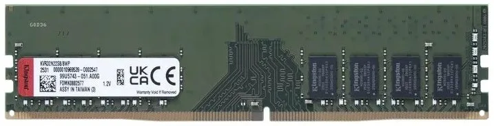 Память DDR4 8 ГБ 3200 МГц Kingston ValueRAM (KVR32N22S8/8WP)
