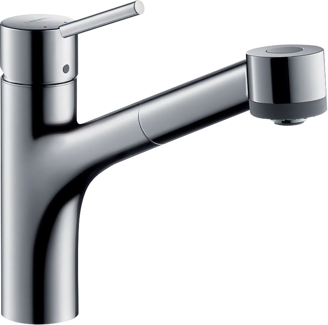 Смеситель для кухни hansgrohe Talis M52 170 с выдвижной лейкой, хром (73860000)