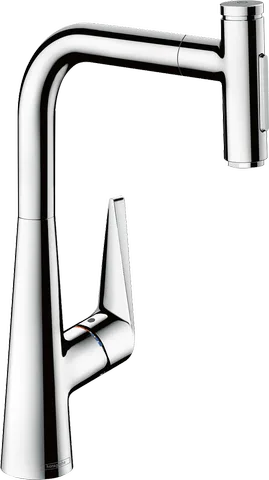Смеситель для кухни hansgrohe Talis Select M51 300 с выдвижной лейкой, хром (73867000)