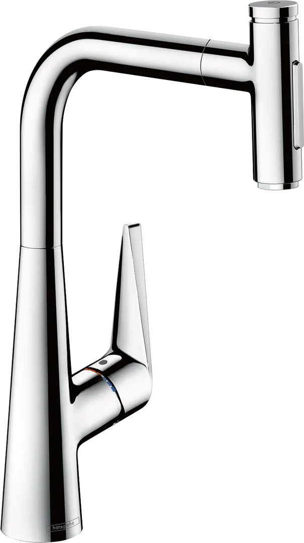 Смеситель для кухни hansgrohe Talis Select M51 300 с выдвижной лейкой, хром (73867000)