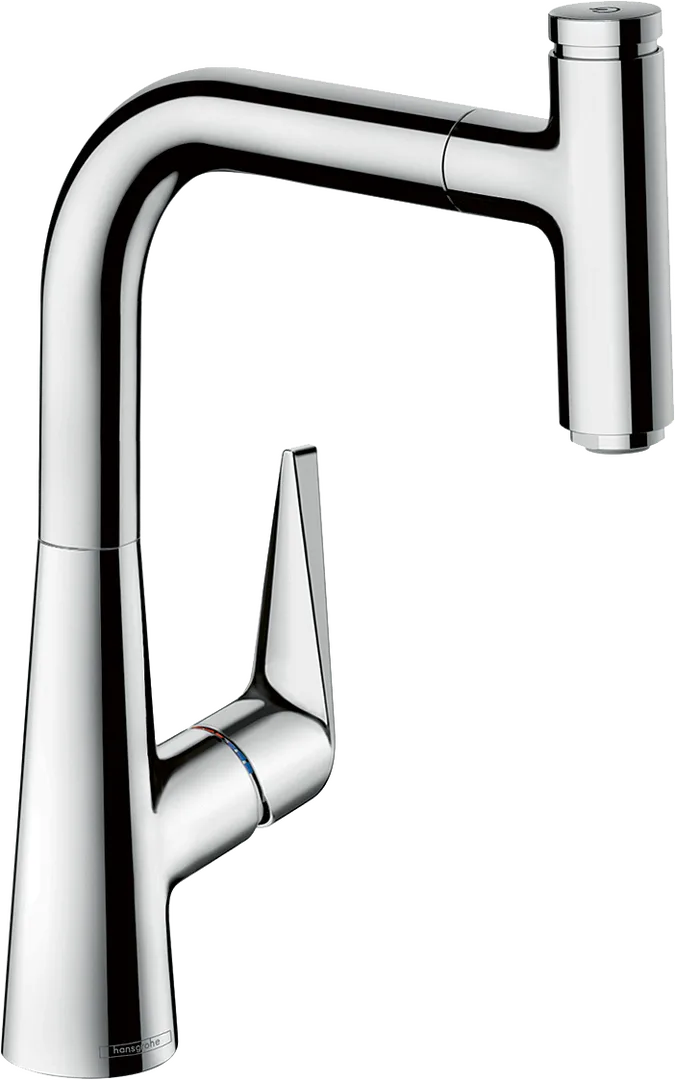Змішувач для кухні hansgrohe Talis Select M51 220 з висувним виливом, хром (73852000)