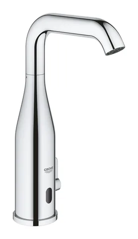 Смеситель для раковины бесконтактный GROHE Essence E с инфракрасным датчиком и ограничителем температуры, хром (36445000)