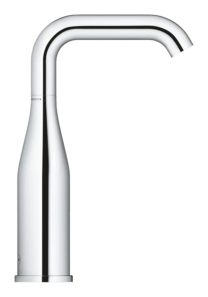 Смеситель для раковины бесконтактный GROHE Essence E с инфракрасным датчиком и ограничителем температуры, хром (36445000) — фото 2