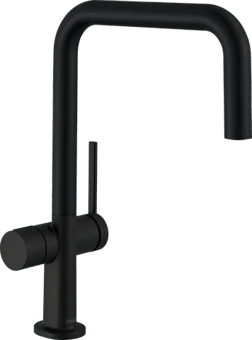 Смеситель для кухни hansgrohe Talis M54 U 220 с вентилем для стиральной или посудомоечной машины, Matt Black (72807670)