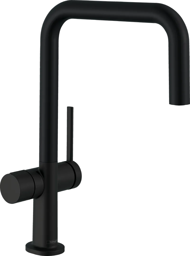 Смеситель для кухни hansgrohe Talis M54 U 220 с вентилем для стиральной или посудомоечной машины, Matt Black (72807670)
