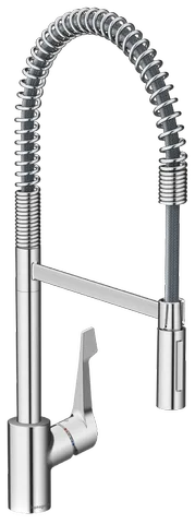 Смеситель для кухни hansgrohe Cento XXL полупрофессиональный с пружинным изливом, 2 режима, хром (14806000)