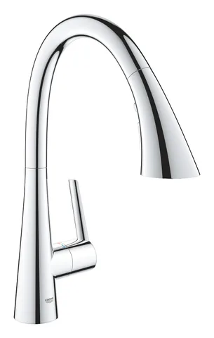 Смеситель для кухни GROHE Zedra с выдвижной лейкой, 3 режима, хром (32294002)