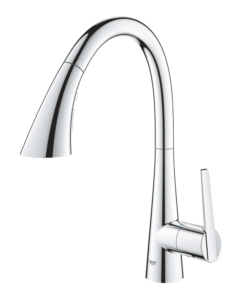 Смеситель для кухни GROHE Zedra с выдвижной лейкой, 3 режима, хром (32294002) — фото 5