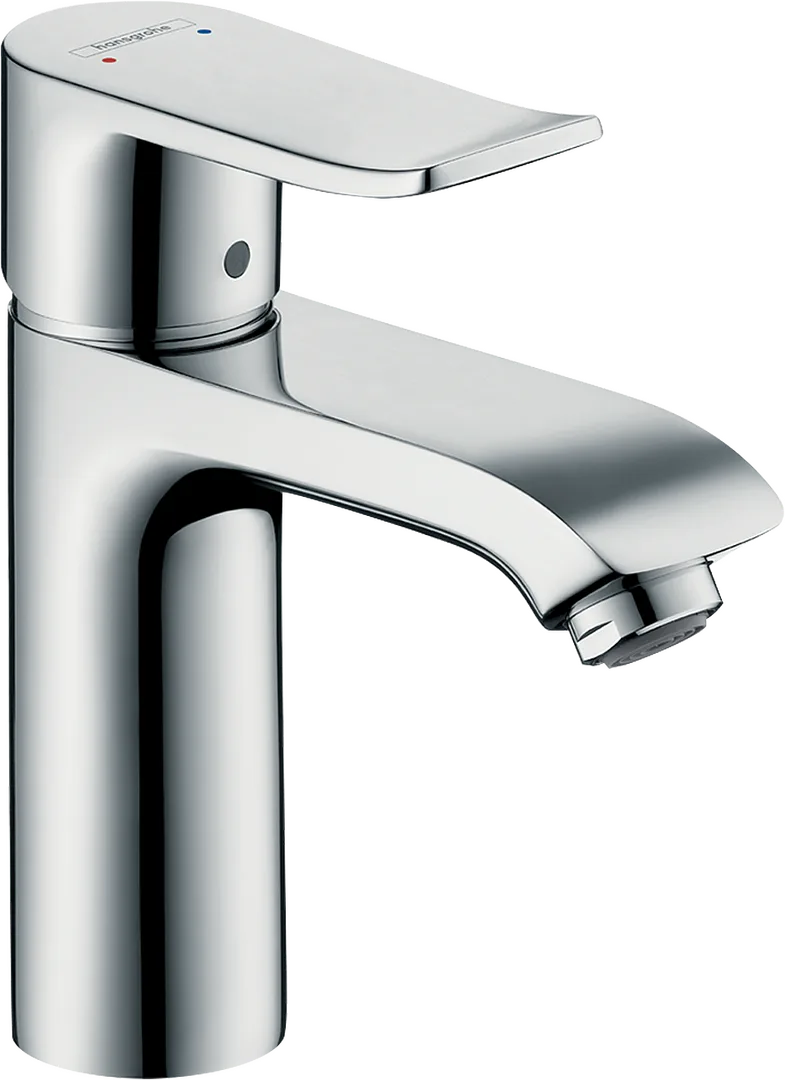 Смеситель для раковины hansgrohe Metris 110 без донного клапана, хром (31084000)