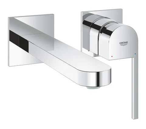 Смеситель для раковины настенный скрытого монтажа GROHE Plus на 2 отверстия, излив 203 мм, внешняя часть, хром (29306003)
