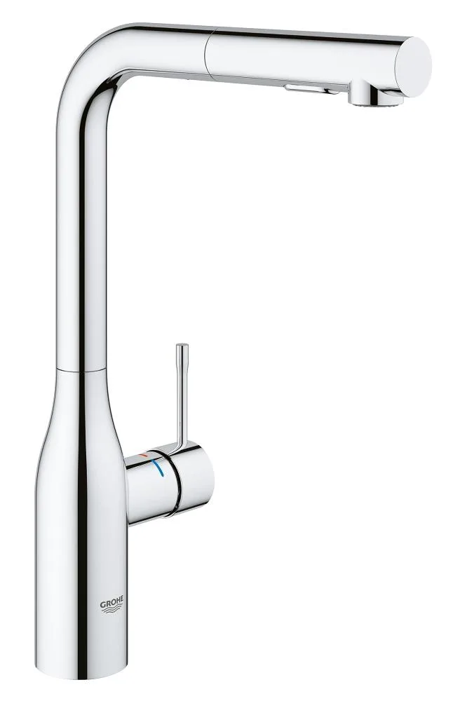 Смеситель для кухни GROHE Essence с выдвижным изливом, 2 режима, хром (30270000)