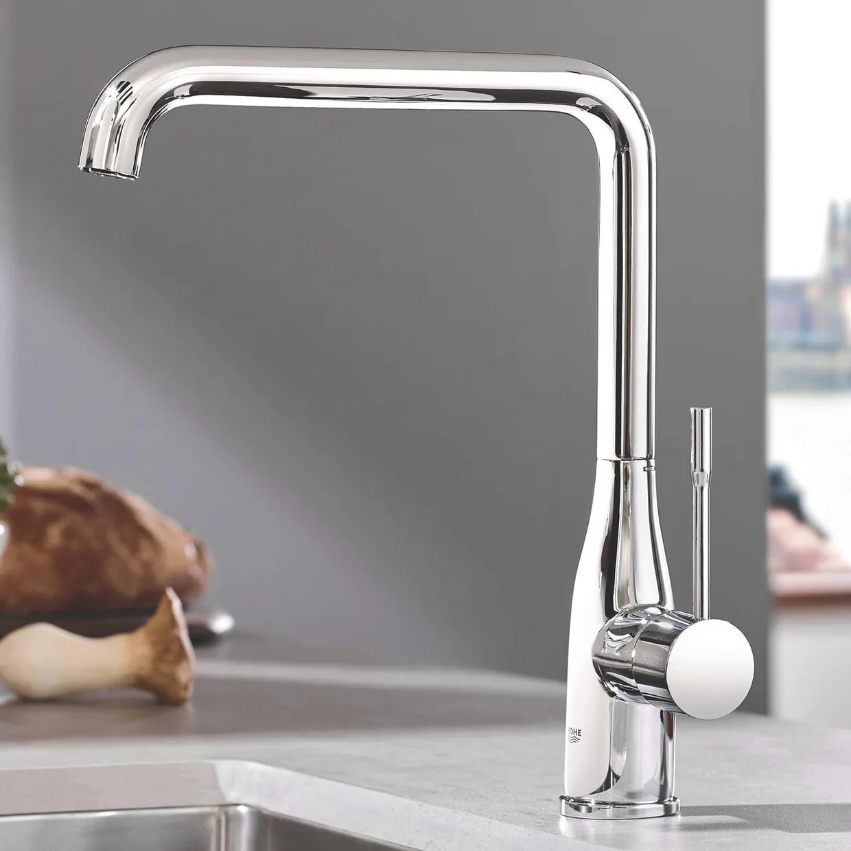 Смеситель для кухни GROHE Accent с поворотным изливом, хром (30423000) — фото 3
