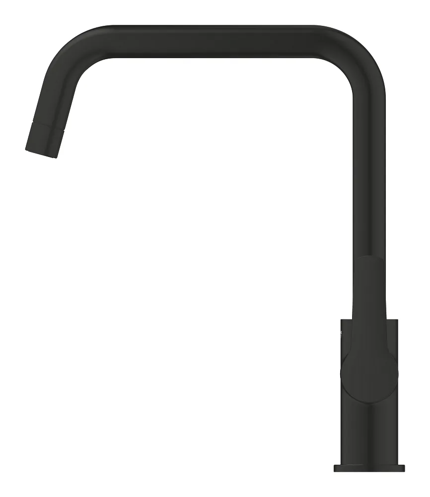 Смеситель для кухни GROHE Start с высоким U-образным изливом, матовый чёрный (304702430) — фото 2