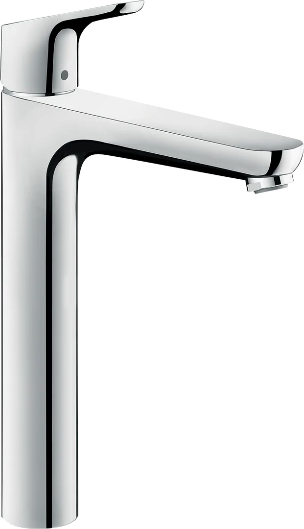 Змішувач для раковини hansgrohe Focus 230 високий, для накладної раковини, без донного клапана, хром (31532000)