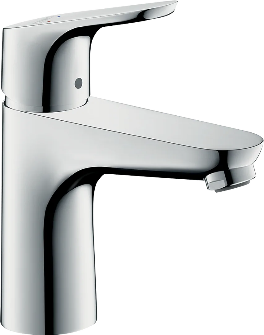 Смеситель для раковины hansgrohe Focus 100 без донного клапана, хром (31517000)