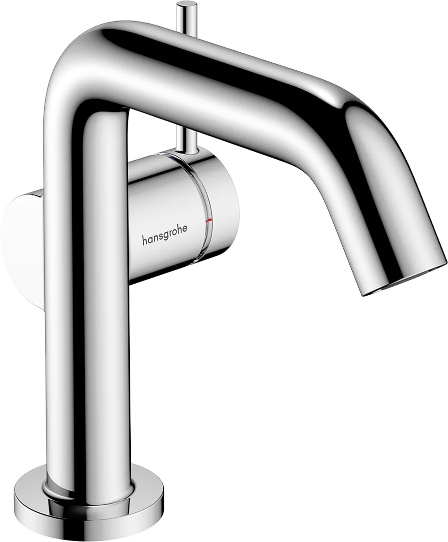 Змішувач для раковини hansgrohe Tecturis S 110 Fine CoolStart EcoSmart+ з донним клапаном Push-Open, хром (73320000)