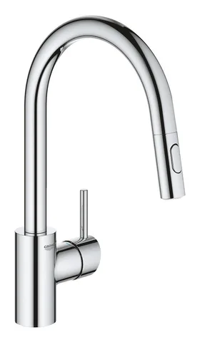 Смеситель для кухни GROHE Concetto с C-образным выдвижным изливом, 2 режима, хром (31483002)