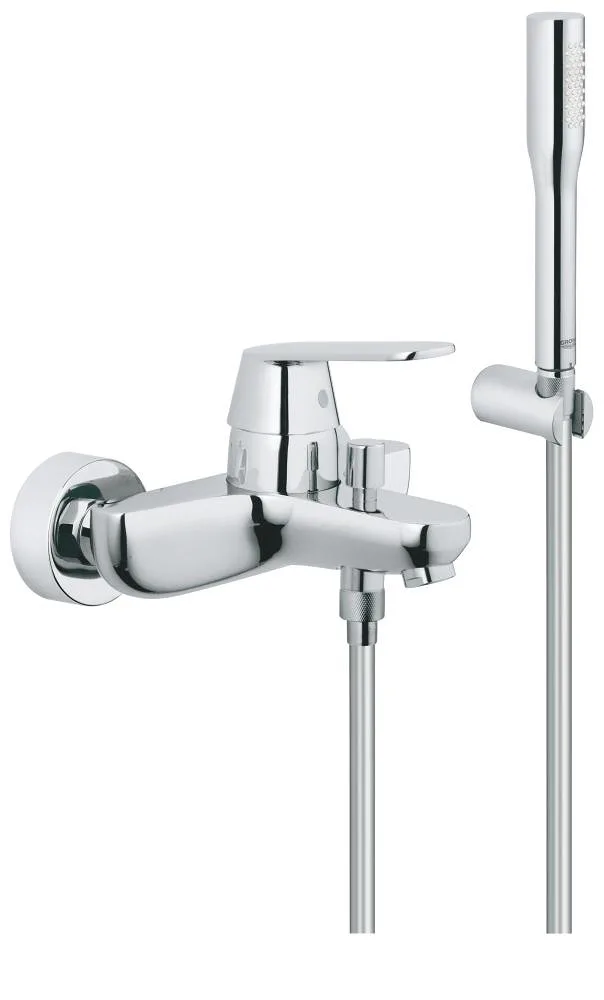 Смеситель для ванны настенный GROHE Eurosmart Cosmopolitan с душевым набором, хром (32832000)