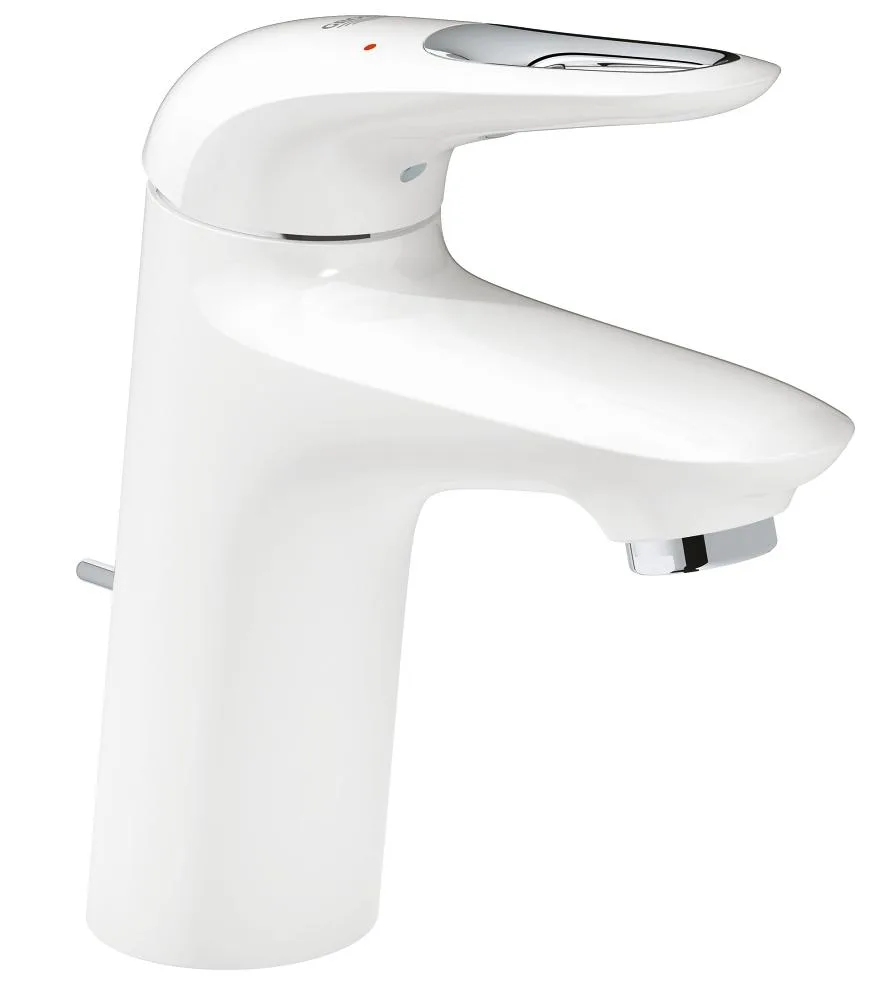 Змішувач для раковини GROHE Eurostyle S з донним клапаном, білий / хром (33558LS3)