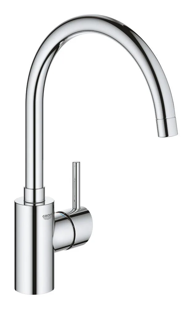 Змішувач для кухні GROHE Concetto з високим C-подібним виливом, хром (32661003)