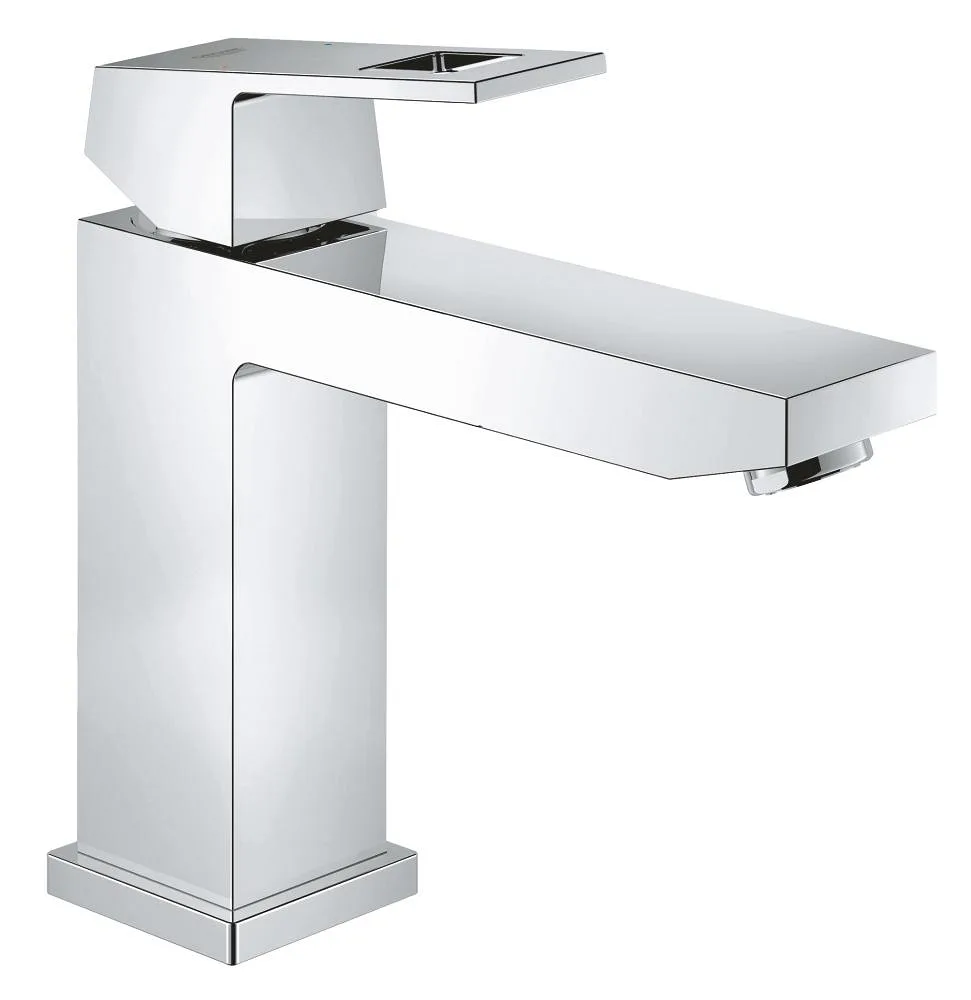 Смеситель для раковины GROHE Eurocube M без донного клапана, хром (23446000)