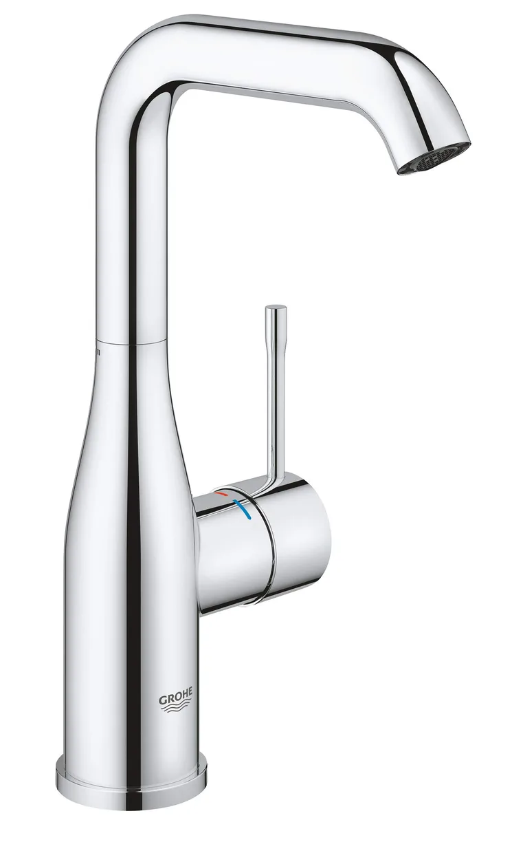 Змішувач для раковини GROHE Essence L з донним клапаном Push-Open, хром (23799001)
