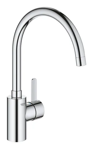 Смеситель для кухни GROHE Eurosmart Cosmopolitan с высоким C-образным изливом, хром (32843002)