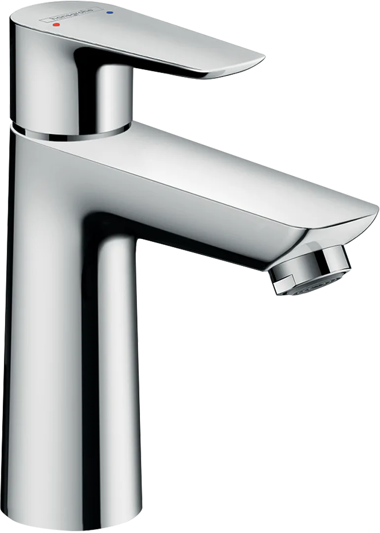 Смеситель для раковины hansgrohe Talis E 110 с донным клапаном Push-Open, хром (71711000)