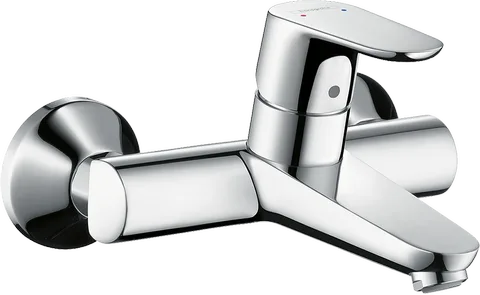 Смеситель для раковины настенный hansgrohe Focus, излив 180 мм, хром (31923000)