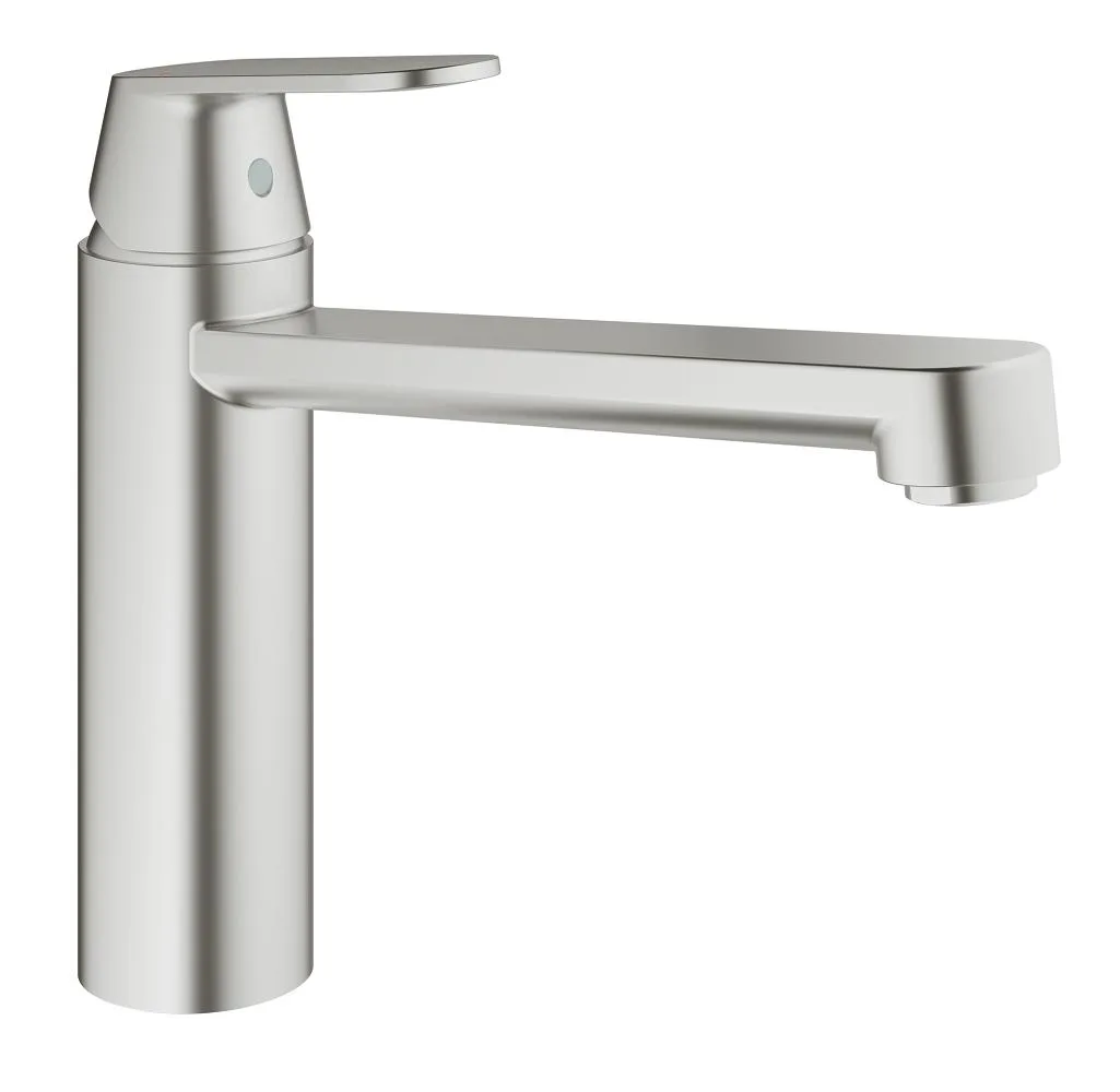 Смеситель для кухни GROHE Eurosmart Cosmopolitan с поворотным изливом средней высоты, Supersteel (30193DC0)