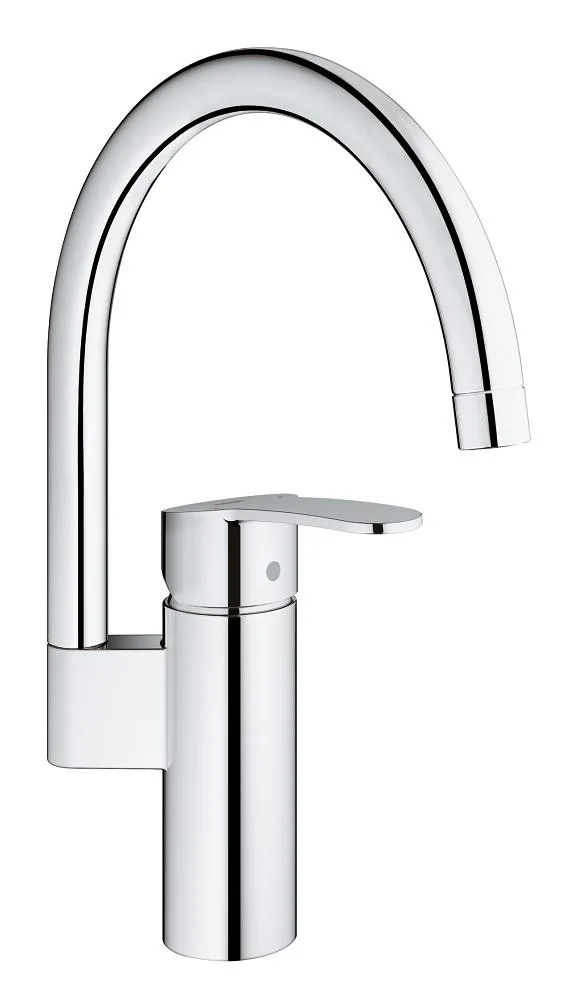 Смеситель для кухни GROHE Eurostyle Cosmopolitan с высоким C-образным изливом, хром (30221002)