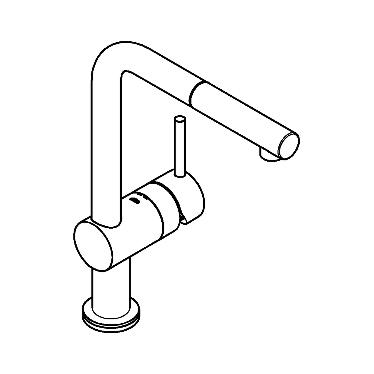 Смеситель для кухни сенсорный GROHE Minta Touch с выдвижным изливом, Supersteel (31360DC1) — фото 3