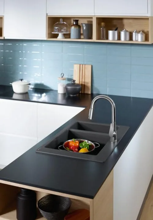 Змішувач для кухні hansgrohe Talis M51 160 з висувною лійкою, Stainless Steel Finish (73850800) — фото 2