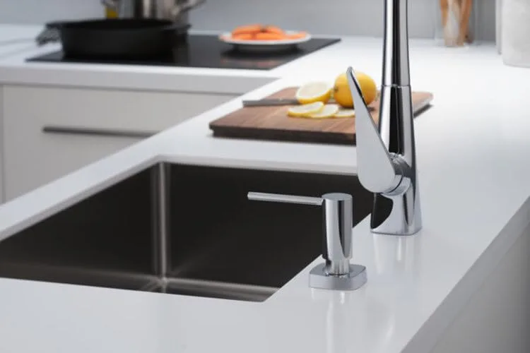 Смеситель для кухни hansgrohe Metris M71 320 с выдвижной лейкой, хром (73801000) — фото 3
