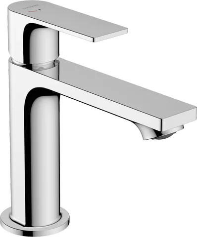 Смеситель для раковины hansgrohe Rebris E 110 CoolStart без донного клапана, хром (72560000)