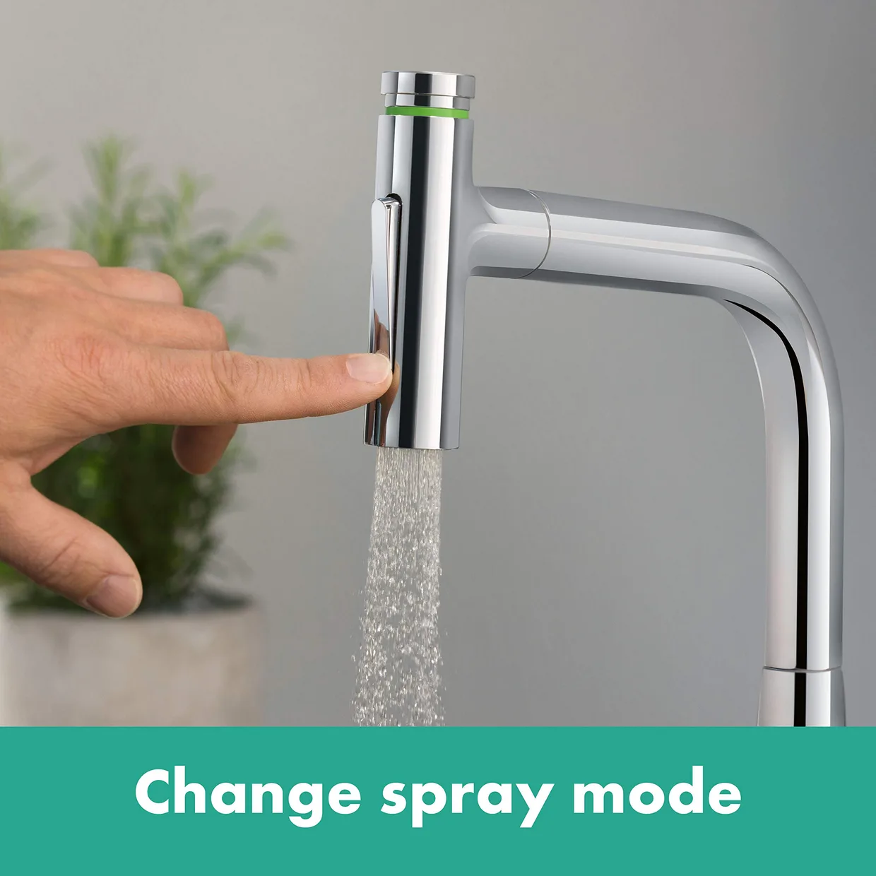 Смеситель для кухни hansgrohe Talis Select M51 300 с выдвижной лейкой, хром (73867000) — фото 7