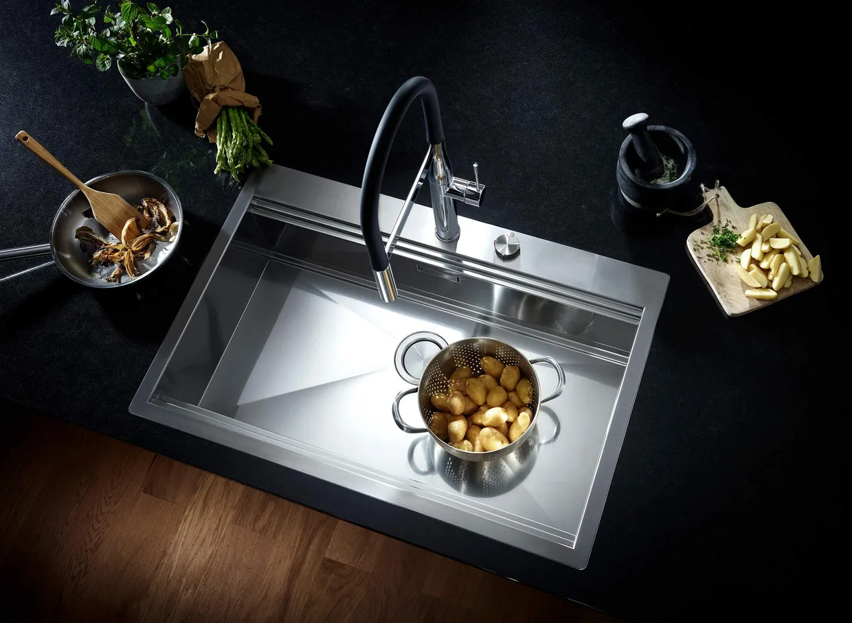 Смеситель для кухни GROHE Essence с пружинным изливом и выдвижной лейкой, хром (30294000) — фото 5
