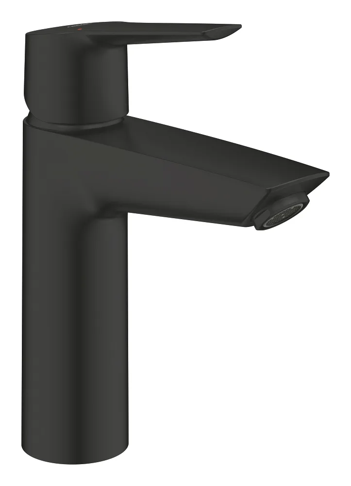 Смеситель для раковины GROHE Start M с донным клапаном Push-Open, матовый чёрный (235752432)