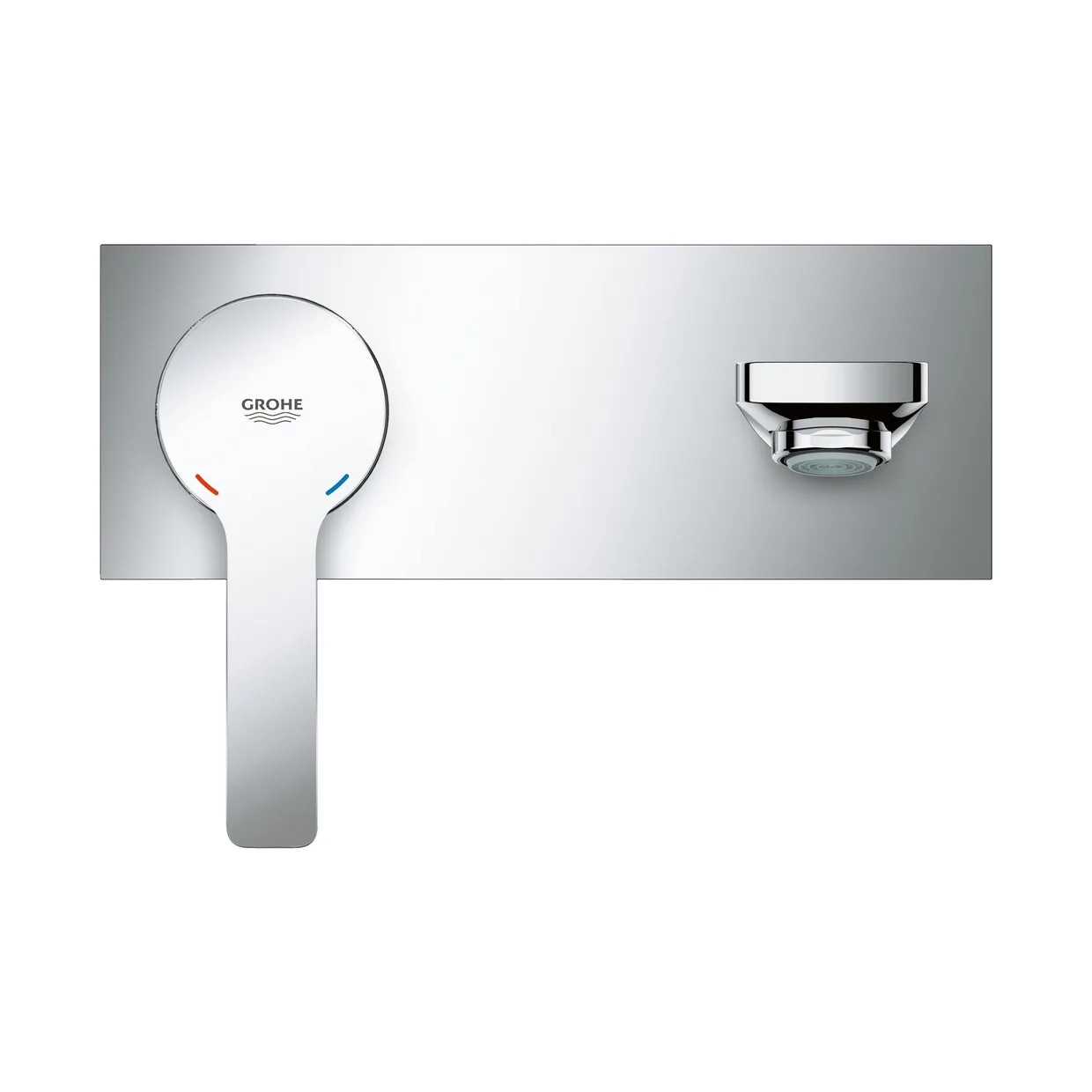 Змішувач для раковини настінний прихованого монтажу GROHE Lineare на 2 отвори, вилив 207 мм, зовнішня частина, хром (23444001) — фото 7