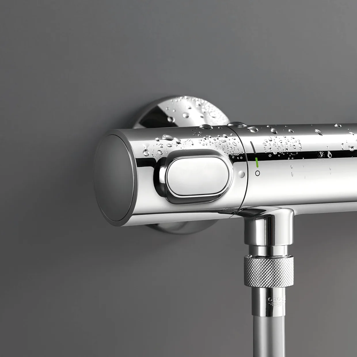 Смеситель для душа термостатический GROHE Precision Flow настенный, хром (34840000) — фото 9