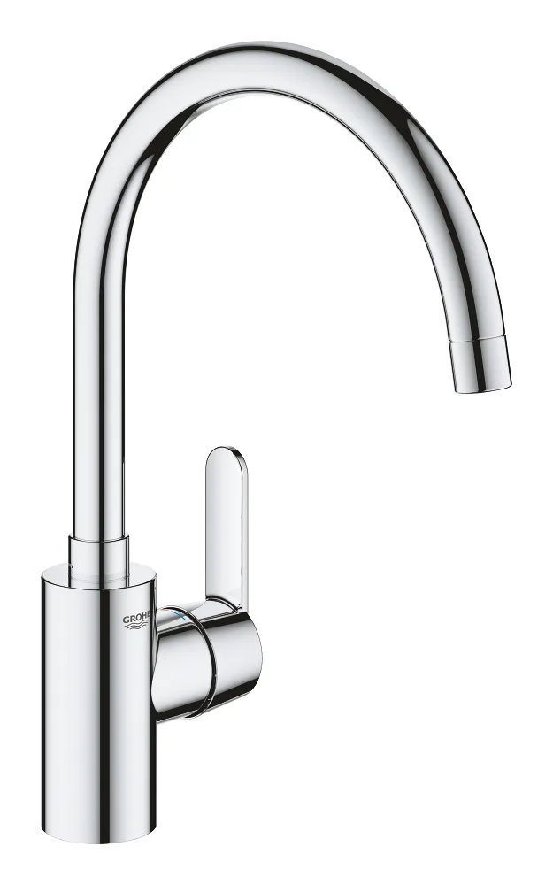 Смеситель для кухни GROHE Get с высоким C-образным изливом, хром (31494001)