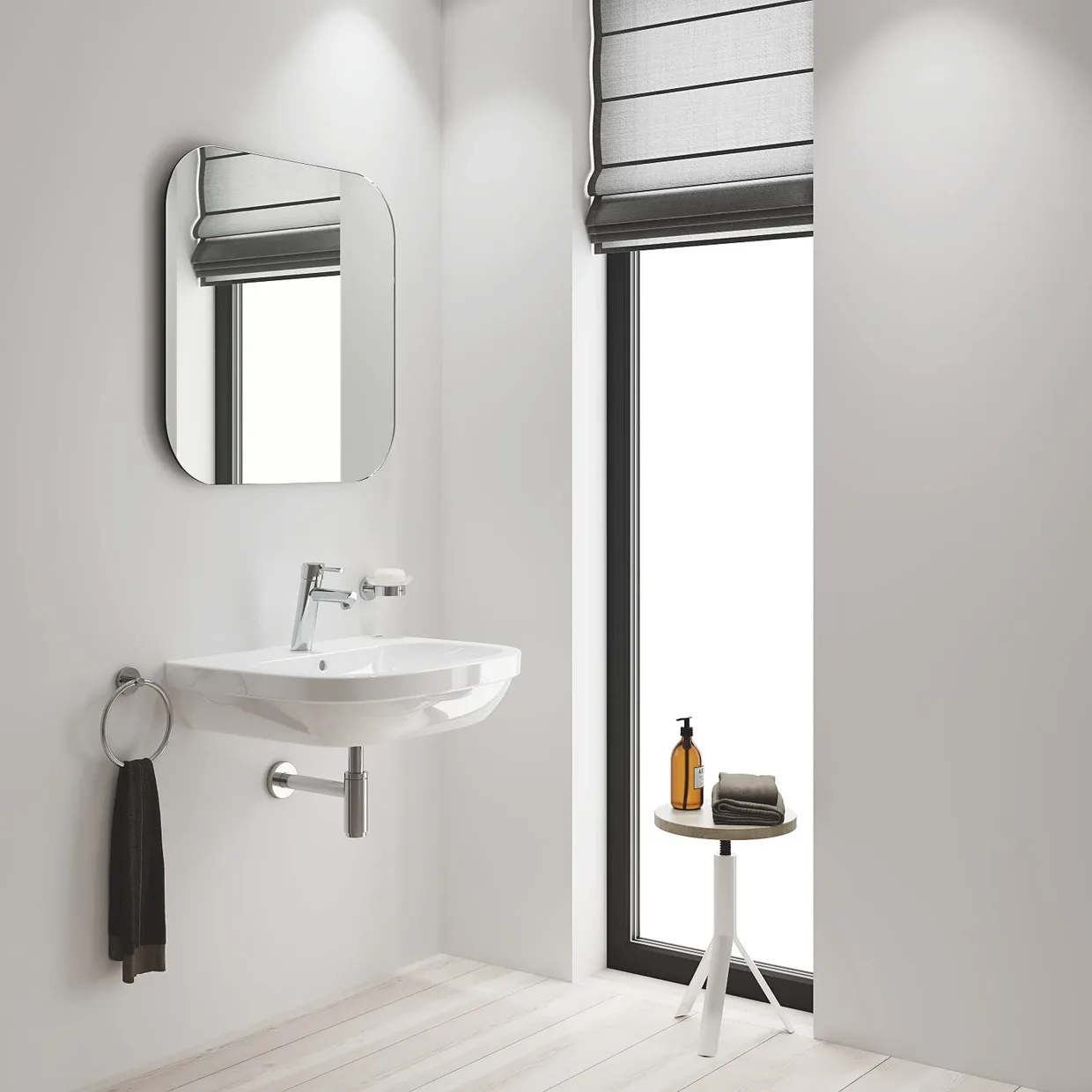 Смеситель для раковины GROHE Concetto M без донного клапана, хром (23451001) — фото 5