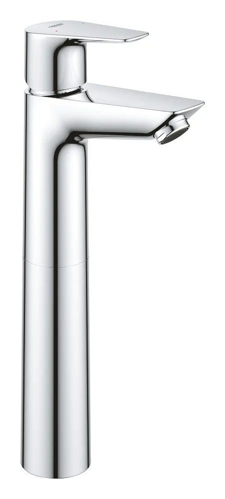 Смеситель для раковины GROHE Start Edge XL для накладной раковины, с донным клапаном Push-Open, хром (23777001)