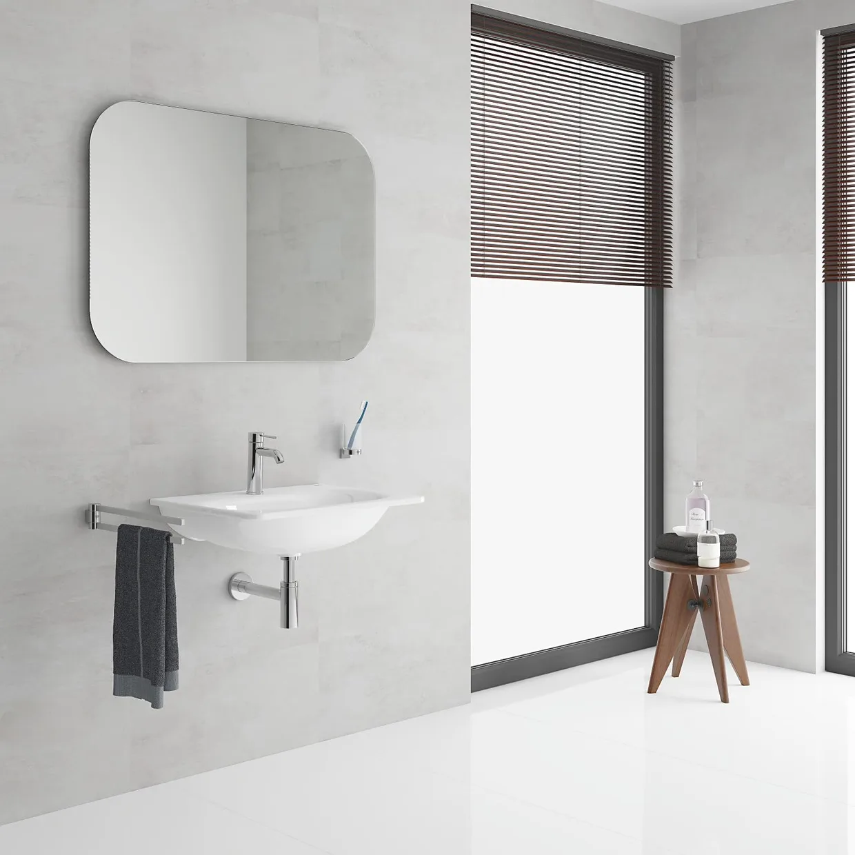 Змішувач для раковини GROHE Essence S без донного клапана, хром (23590001) — фото 3