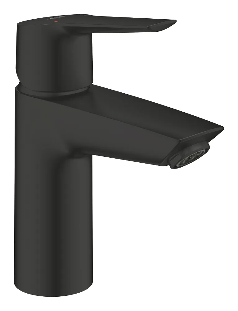 Смеситель для раковины GROHE Start S с донным клапаном Push-Open, матовый чёрный (235502432)