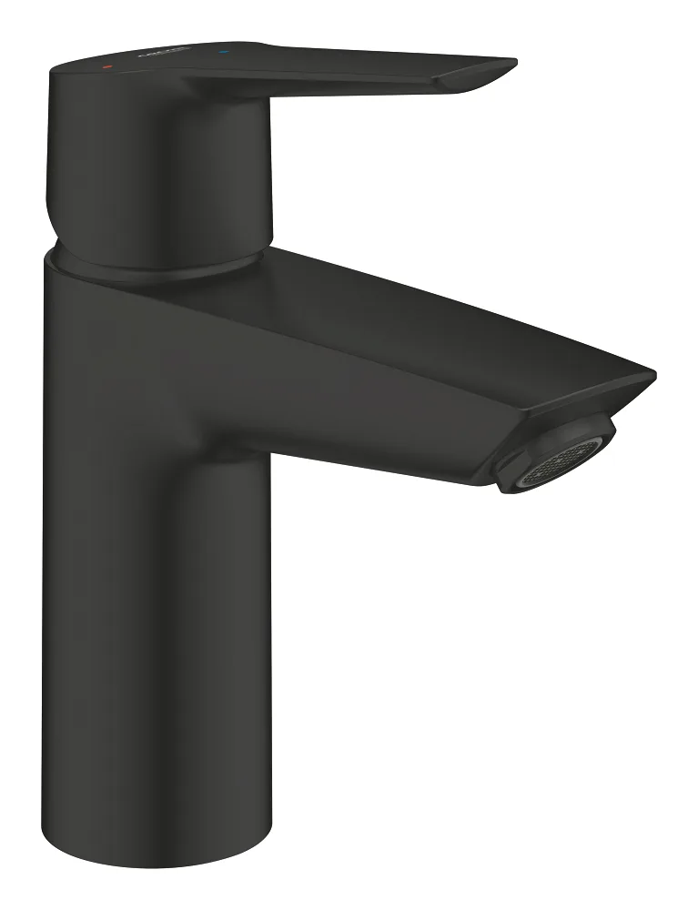Смеситель для раковины GROHE Start S OpenCold с донным клапаном Push-Open, матовый чёрный (235512432)