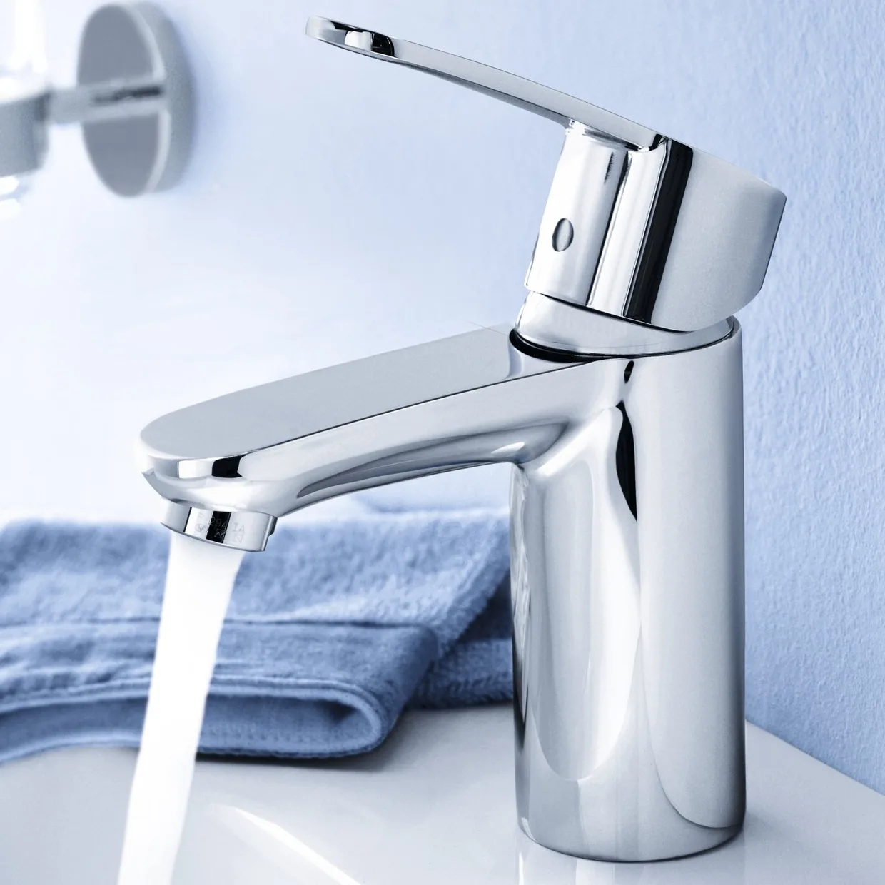 Смеситель для раковины GROHE Eurostyle Cosmopolitan S с донным клапаном, хром (23037002) — фото 4