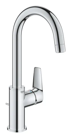 Смеситель для раковины GROHE Start Edge L с поворотным изливом и донным клапаном, хром (24201001)
