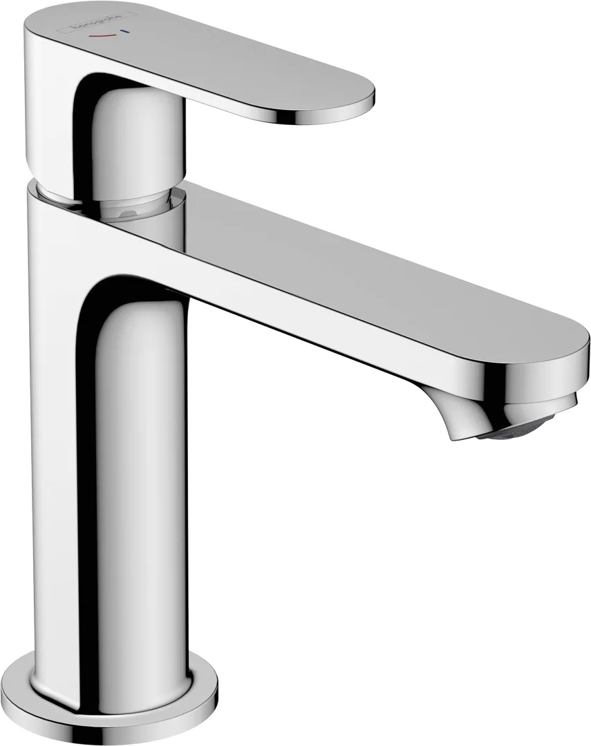 Смеситель для раковины hansgrohe Rebris S 110 CoolStart без донного клапана, хром (72520000)