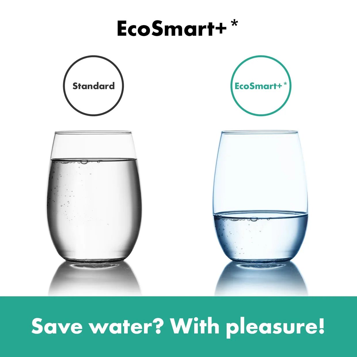 Змішувач для раковини настінний прихованого монтажу hansgrohe Tecturis E EcoSmart+, вилив 225 мм, зовнішня частина, хром (73051000) — фото 4